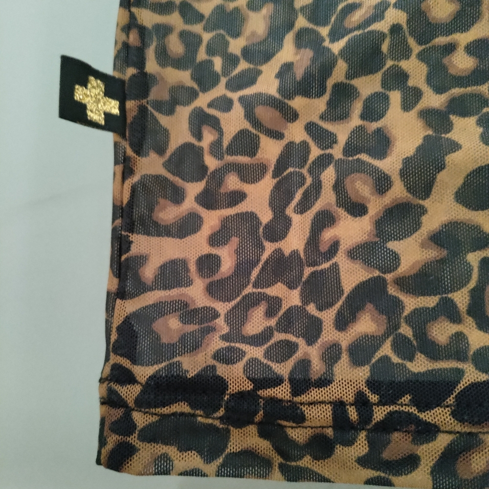 Andrew Christian leopard sheer tank M NWT - Picture 9 of 10